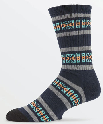 Volcom Dosage Stripe Socks PR - Navy